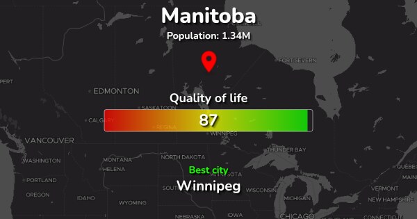 The 2 Best Places To Live In Manitoba Ranked By Quality And Cost Of Living 