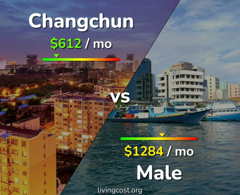 Cost of living in Changchun vs Male infographic