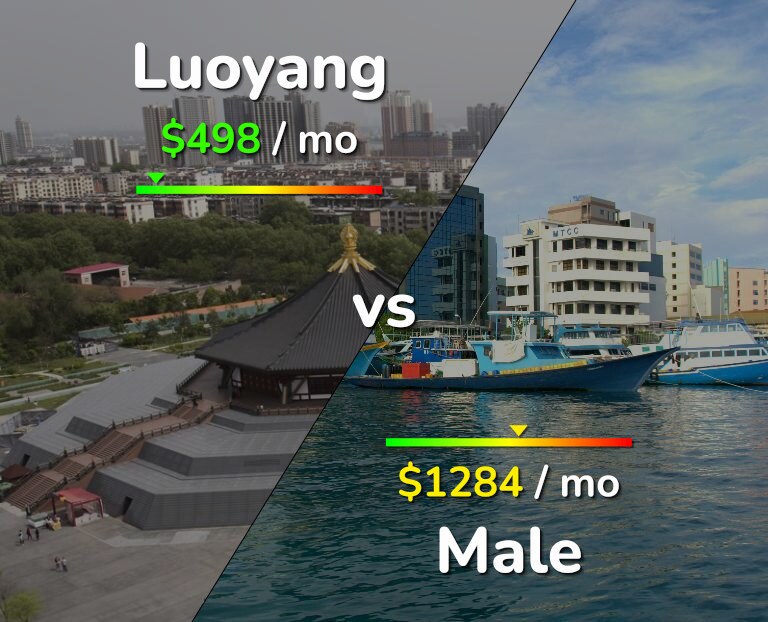 Cost of living in Luoyang vs Male infographic